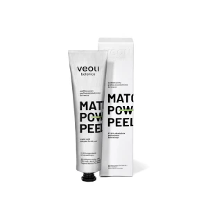 Peeling enzymatyczny z kompleksem kwasów AHA Phytocomplex 10%, PHA 10%, BHA Matcha Power Peel 75 ml - Veoli Botanica