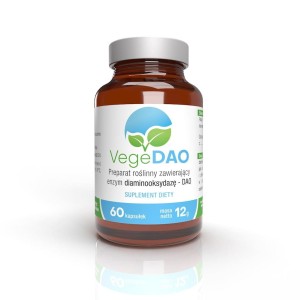 Vege DAO enzym diaminooksydaza 60 kapsułek