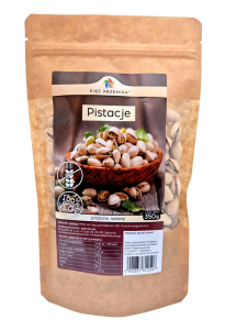 Pistacje prażone solone bezglutenowe 350 g - Pięć Przemian
