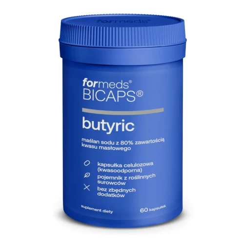 Bicaps Butyric kwas masłowy 60 kapsułek - ForMeds