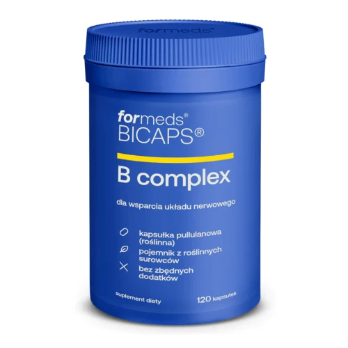 Bicaps B Complex witaminy z grupy B 120 kapsułek - ForMeds