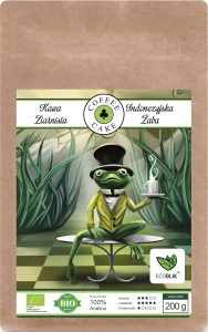 EcoBlik Kawa ziarnista Indonezyjska Żaba EKO 200 g - Aliness 
