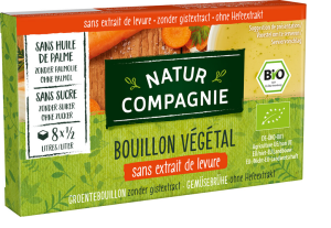 Bulion kostki warzywne bez zawartości drożdży BIO 84 g - Natur Compagnie