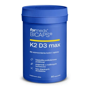 Bicaps K2 D3 Max 60 kapsułek - ForMeds