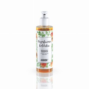 Pianka Szampon Brzoskwinia i Kolendra do suchej i wrażliwej skóry głowy 170 ml - Anwen