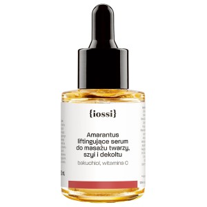 Amarantus Liftingujące serum do masażu twarzy, szyi i dekoltu z bakuchiolem i witaminą C 30 ml - Iossi