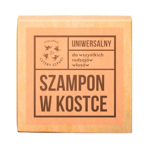 Uniwersalny szampon do włosów w kostce 75 g - Cztery Szpaki