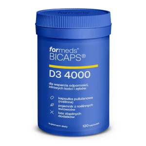 Bicaps Witamina D3 4000 IU 120 kapsułek - ForMeds