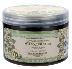 Czarne mydło Agafii naturalne syberyjskie 500 ml - Recepty Babci Agafii
