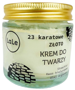 Krem do twarzy 23 karatowe złoto 50 ml - La-Le