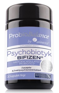 ProbioBalance Psychobiotyk BIFIZEN 6,5 mld 30 kapsułek vege - Aliness