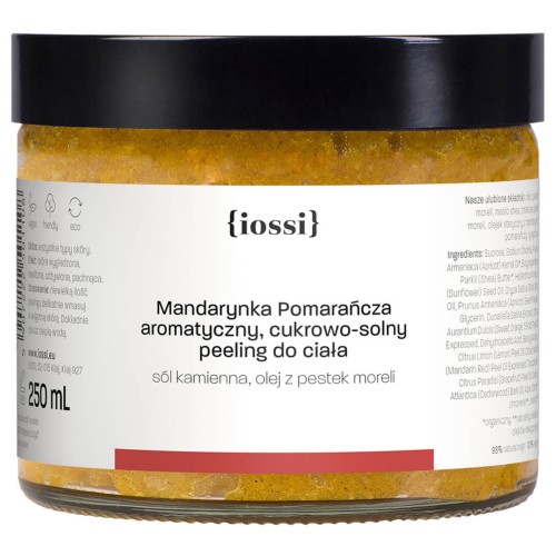 Mandarynka Pomarańcza Aromatyczny cukrowo-solny peeling do ciała 250 ml - iossi