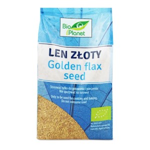 Len złoty siemię lniane BIO 400 g - Bio Planet