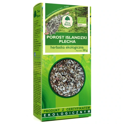 Porost islandzki plecha EKO 50 g - Dary Natury