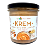 Krem migdałowy z białą czekoladą KETO 300 g - Pięć Przemian