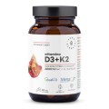 Witamina D3 4000 IU + K2 100 mcg 90 kapsułek - Aura Herbals
