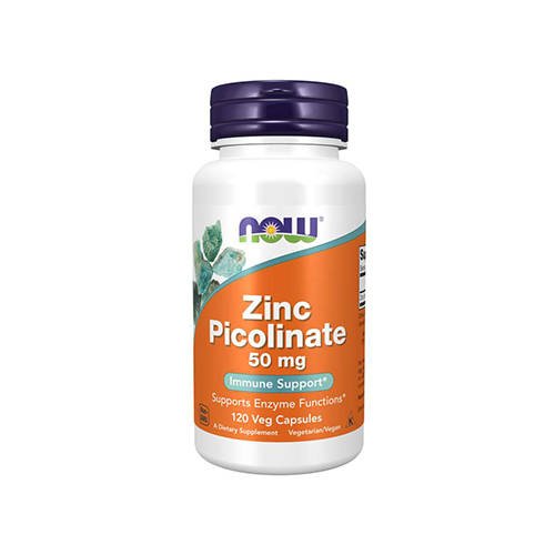 Zinc Picolinate Cynk 50 mg 120 kapsułek - Now