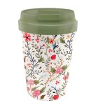 Kubek podróżny z tworzywa PLA Ptaki i Kwiaty 350 ml - Chic-mic 