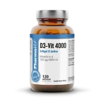 D3 Vit 4000 Softgel D-Active 120 kapsułek - PharmoVit