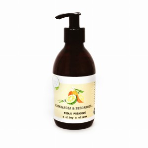 Mydło potasowe z oliwy z oliwek Pomarańcza & Bergamotka 300 ml - Koszyczek Natury