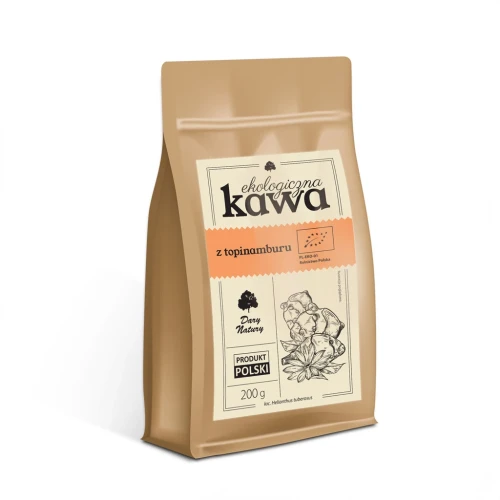 Kawa z topinamburu z korzeniem mniszka EKO 200 g - Dary Natury