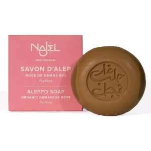 Mydło z Aleppo z Różą Damasceńską 100 g - Najel