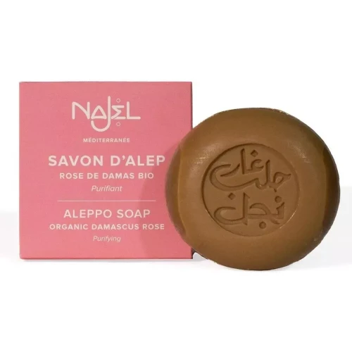 Mydło z Aleppo z Różą Damasceńską 100 g - Najel