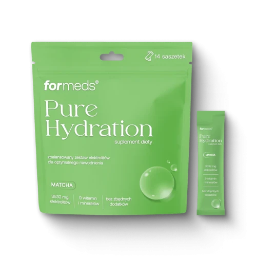 Elektrolity Pure Hydration matcha 14 saszetek - ForMeds