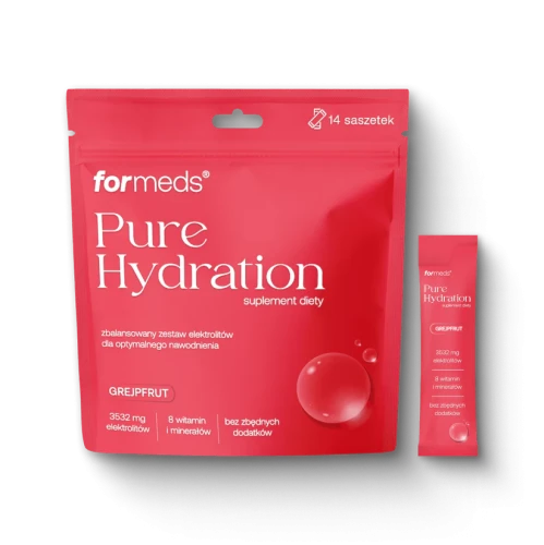 Elektrolity Pure Hydration grejpfrut 14 saszetek - ForMeds