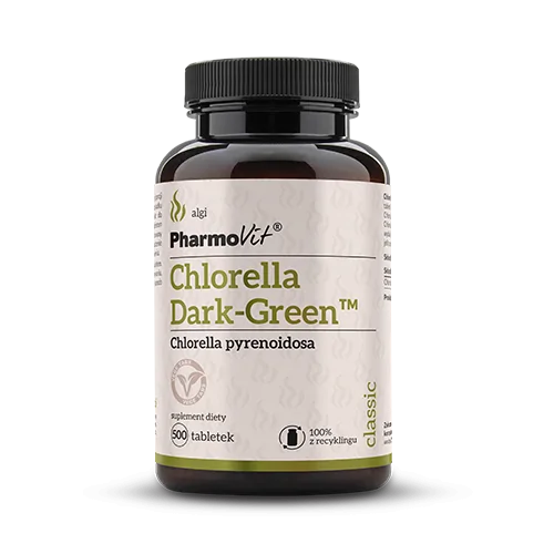 Chlorella Dark-Green™ 500 tabletek vege - PharmoVit