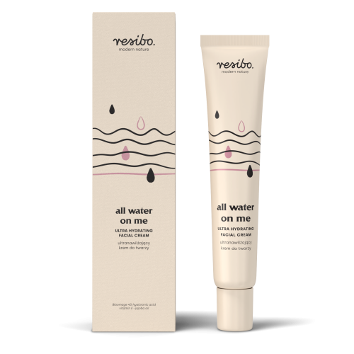 All Water on Me Ultranawilżający krem do twarzy 40 ml - Resibo