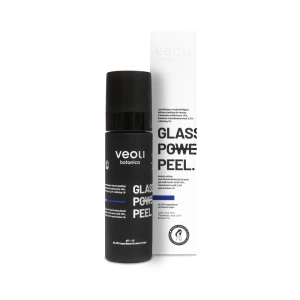Nawilżająco-rozświetlający żelowy peeling do twarzy z kwasem mlekowym 10%, traneksamowym 2,5% i ektoiną 1% Glass Skin Power Peel 30 ml - Veoli Botanica