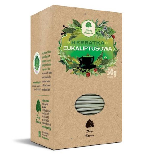 Herbatka eukaliptusowa fix 25 x 2 g (saszetki) - Dary Natury