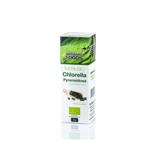 Chlorella Pyrenoidosa BIO (tabletki) 80 g - BIO Organic Foods