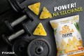 Chrupki piramidki proteinowe o smaku sera i cebuli 60 g - POPCROP