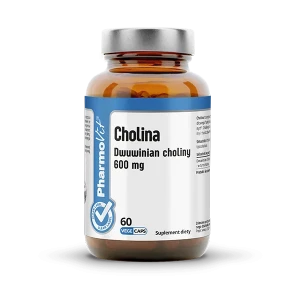 Cholina dwuwinian choliny 600 mg 60 kapsułek vege - PharmoVit
