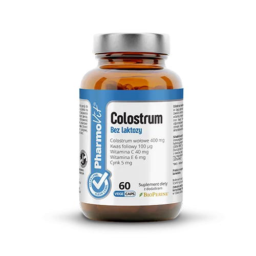 Colostrum bez laktozy 60 kapsułek - PharmoVit