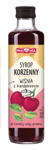 Syrop korzenny wiśnia z kardamonem 250 ml - Polska Róża