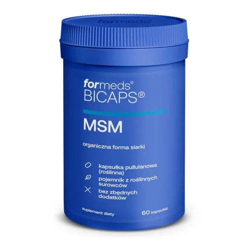 Bicaps MSM siarka organiczna 60 kapsułek - ForMeds