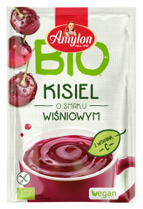 Kisiel o smaku wiśniowym bezglutenowy BIO 30 g - Amylon