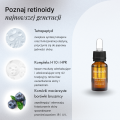 Przeciwzmarszczkowe serum do twarzy 2,5% retinolu H10 i retinoinianu HPR Róża z Jagodą 10 ml - Mokosh