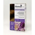 Trwała farba do włosów 5.03 jasny złoty kasztan - FlowerTint