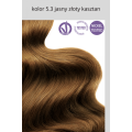 Trwała farba do włosów 5.03 jasny złoty kasztan - FlowerTint