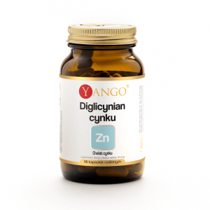 Diglicynian cynku 90 kapsułek roślinnych - Yango