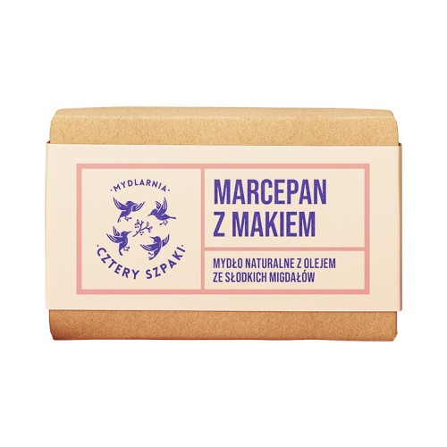 Mydło Marcepan z Makiem 110 g - Cztery Szpaki