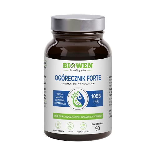 Ogórecznik Forte olej z ogórecznika 90 kapsułek - Biowen