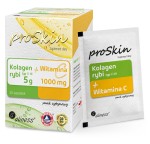 Kolagen rybi 5 g + Witamina C 1000 mg Complex proSkin smak cytrynowy 30 saszetek - Aliness