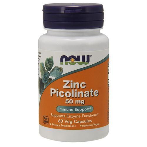 Zinc Picolinate Cynk pikolinian 50 mg 60 kapsułek - Now