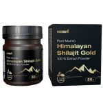 Mumio himalajskie żywe Shilajit Gold proszek 50 g - Herbin