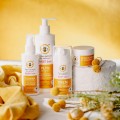 Płyn do kąpieli i żel do mycia ciała i włosów dla dzieci i niemowląt Miodowo Owsiany 280 ml - Miodowa Mydlarnia